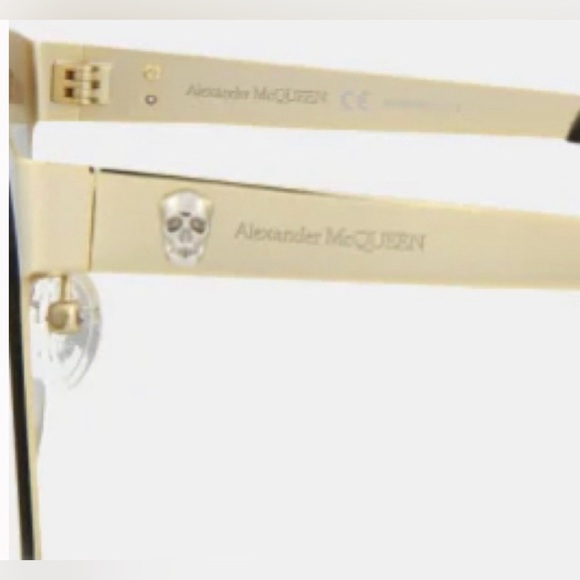 Alexander McQueen Square Frame Sunglasses - Picture 3 of 12